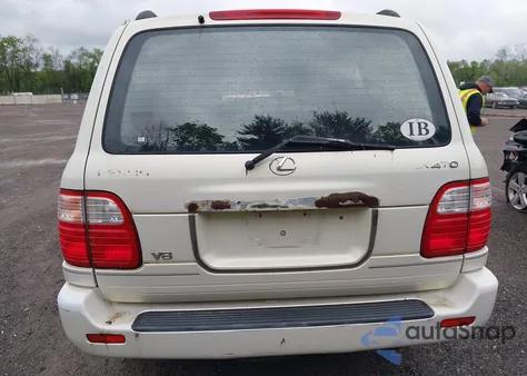 1998 Lexus Lx 470 z USA, uszkodzony, nr VIN JT6HT00W9W0007768